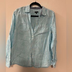 Talbots, turquoise blue, size Medium